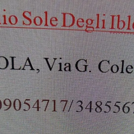 Apartment Baglio Sole Degli Iblei